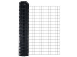 Conjunto 1 Cerca Euro Vidaxl Cinzento Ferro (1,4 X 10 M)