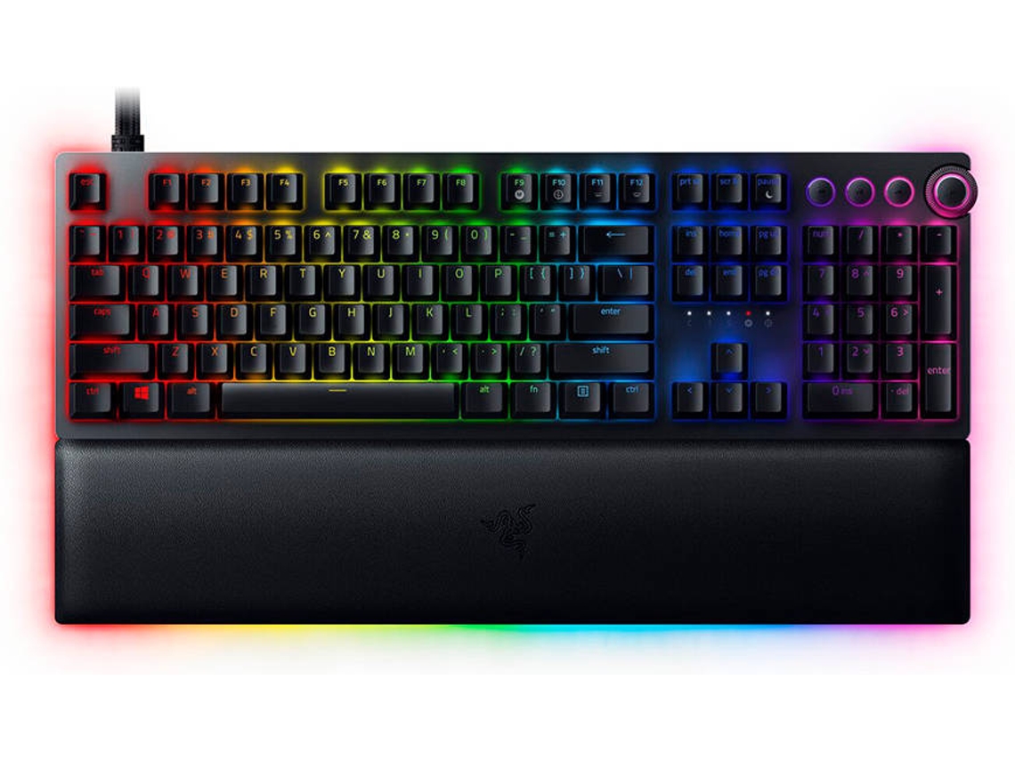 Teclado Gaming RAZER Huntsman V2 (Ótico - Inglês - Preto)
