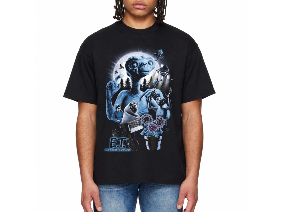Rockinstone E.t. Collage Navy T-shirt Size:m