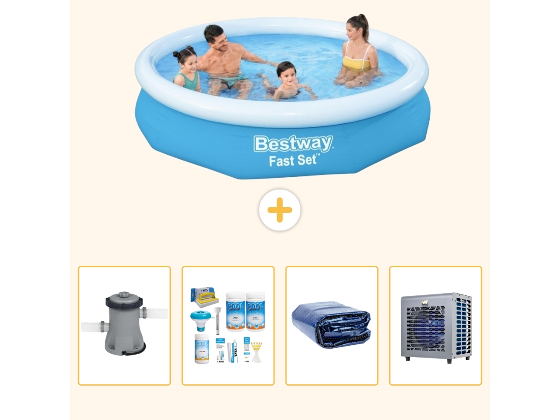 Bestway Piscina Bestway Fast Set Redonda - 305x66 Cm - 5-peças S302