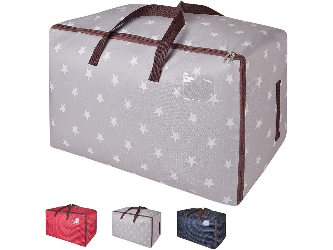 Sacos Para Roupas, Bolsa Organizadora Impermeável, Grossa E Grande, Viagens - Cinza