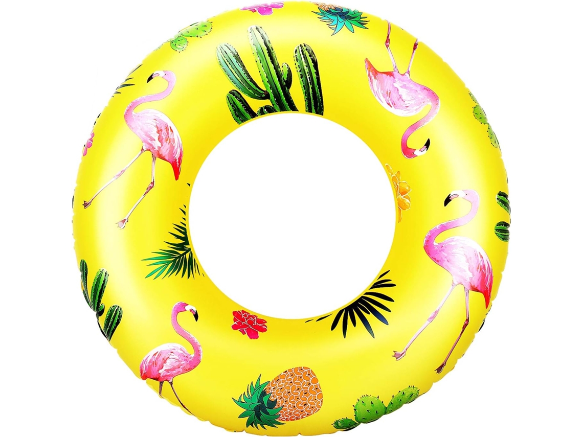 Boia inflável para piscina, anel de natação de flamingo AQUAFORGE