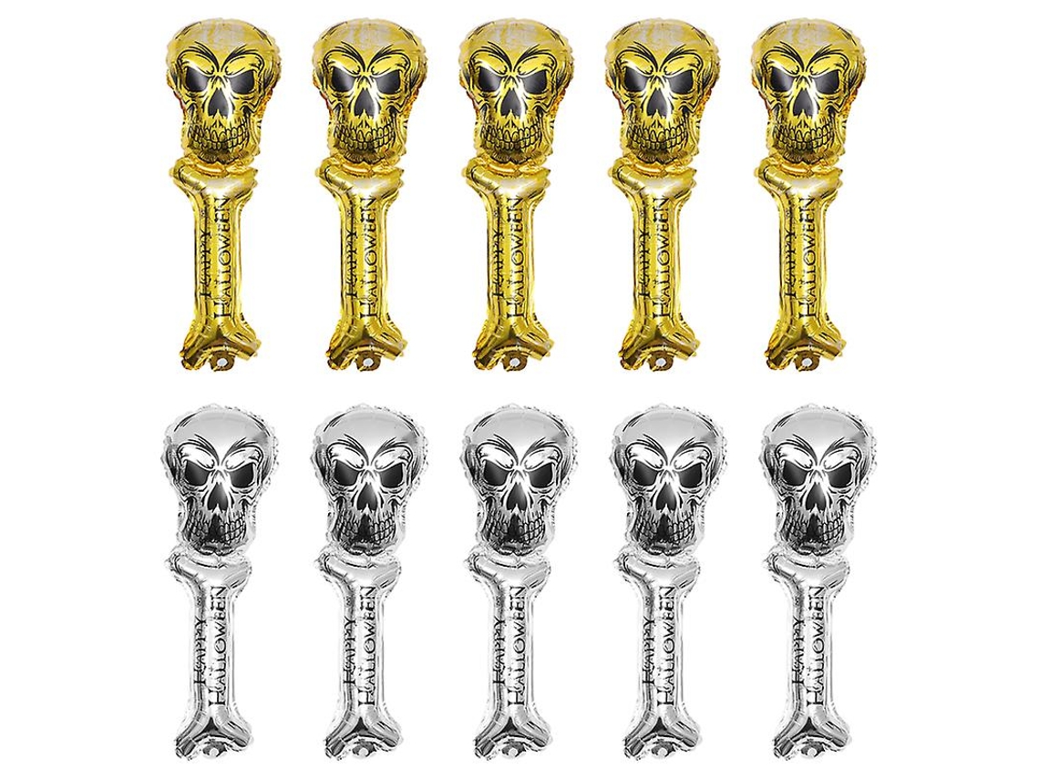 12 Unidades de Bastões Infláveis ​​Para Decorações de Halloween ALLINLESS