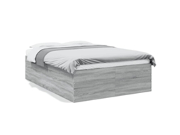 Estrutura de Cama Derivados de Madeira Cinza Sonoma MAISON EXCLUSIVE (135x190 cm)