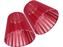 Conjunto De 2 Luminárias De Teto Em Tecido Quente.