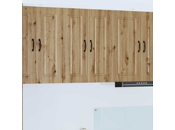Vidaxl Painel De Lava-louça Kalmar Carvalho Artesanal 60 X 31 X 80 Cm