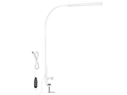 Luminária de mesa LED, luminária de mesa com braço articulado e braçadeira, luminária de trabalho flexível com pescoço de ganso, Eye Caring Architect Sygo