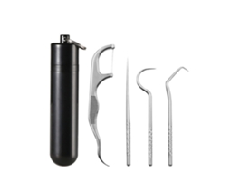 Conjunto de Palito Portátil de Aço Inoxidável 5 Peças