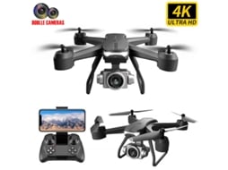 Drone V14 com Câmera Grande Angular 4K Hd 4 Baterias Duração Da Bateria: 15 Min Preto