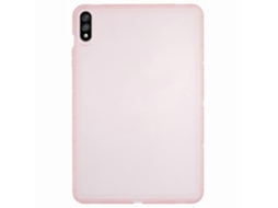 Capa de TPU transparente à prova de choque para Samsung Galaxy Tab S8, Tab S7 FE, Tab S7, Hengrongshen rosa