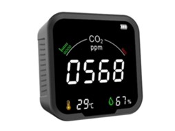 Monitor Portátil 3 Em 1 De Qualidade Do Ar: Co2, Temperatura, Umidade - Alta Precisão E Alertas Inteligentes