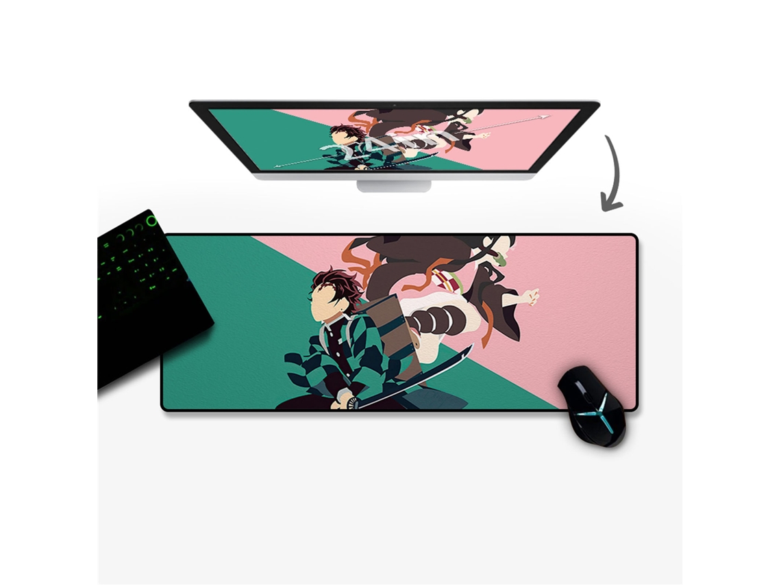 Mouse Pad LAXISCREED Grande Estilo Anime Antiderrapante