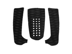 3 Peças de Tampas de Tração Antiderrapante Eva para Prancha de Surf, Paddleboard, Longboard, Shortboard Preto S/MARCA