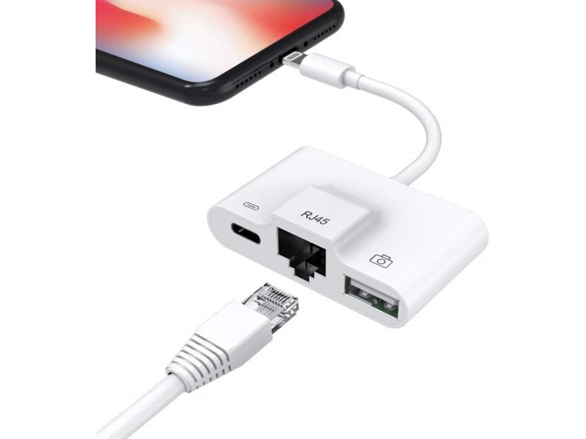 Cabo Dy Telemóvel Lightning DLH Branco