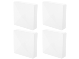 Inoomp Tampas para Postes de Cerca, Plástico, Redondas, 4 Peças, 75mm, Capass Às Intempéries para Cercas e Pátios CHABERLU