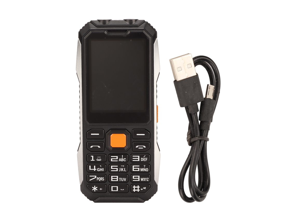 Aetheria celular para Idosos 2g Desbloqueado Dual Sim Tela 2.4'' Teclas Grandes Bateria 6800mah Preto