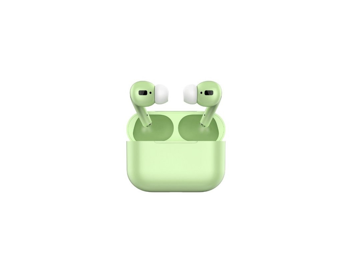 Auriculares Bluetooth True Wireless Macaron 5.0 com Caixa de Carregamento Verde