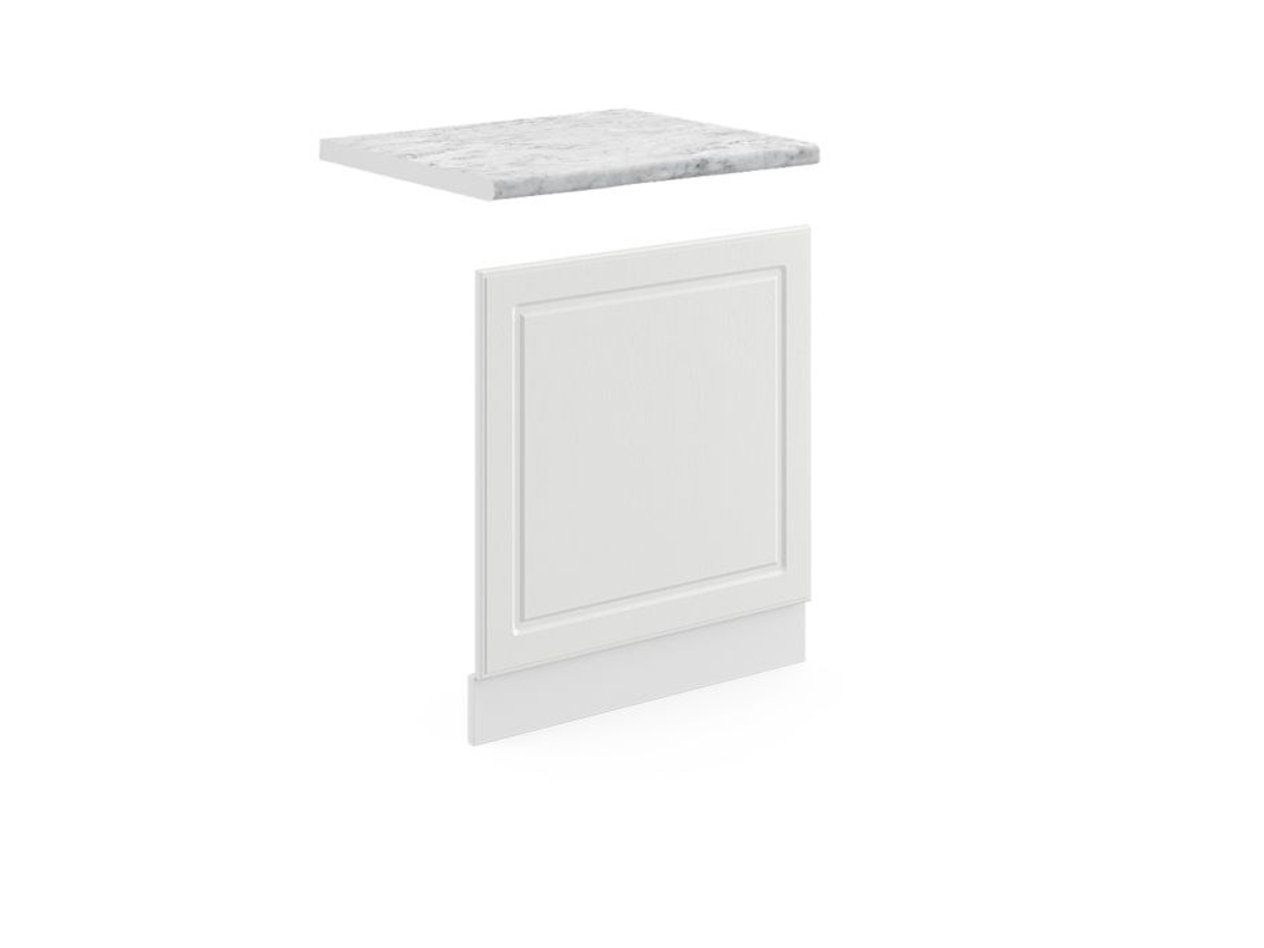 Fachada Vicco R-Line, Country branco, 60 cm, Mármore PT