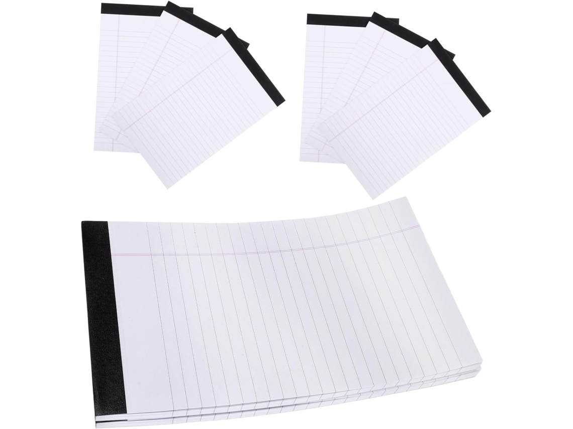 8 Peças Bloc Notes Lignés Carnet Blanc Format Destacáveis Para Bureau Et Maison Prize De Notes Et Organization