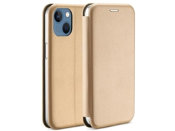 Capa para iPhone 15 Plus BELINE Pele Sintética Magnética Dourado