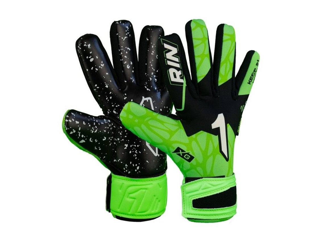 Luvas De Goleiro Rinat Dominius As Verde/preto Respirável Conforto Ideal