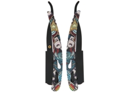 2026 navaja Recta de Acero Inoxidable Plegable Retro para Barbear, Navaja de Afeitar Masculina