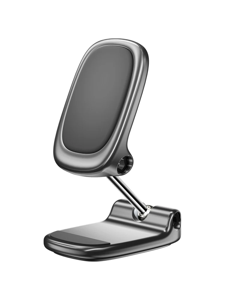 Suporte Para Celular Em Liga De Alumínio, Giratório 360°, Magnético, Preto Black_yux