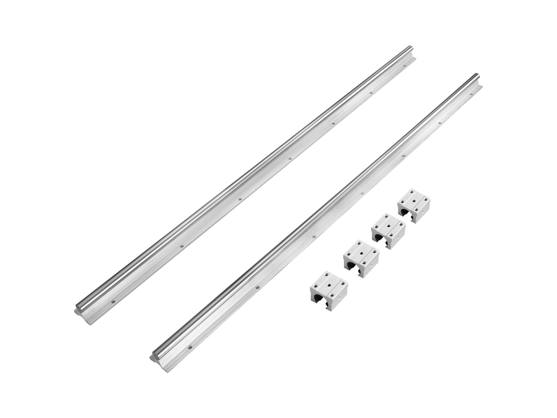 Conjunto de Trilhos Guia Lineares Sbr16 800 Mm 2 Trilhos Pcs e 4 Blocos Deslizantes Sbr16Uu Pcs VEVOR