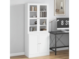 Bookcase Wall Shelf, 2 Shelves, 76 Cm X 40 Cm X 178.5 Cm, White