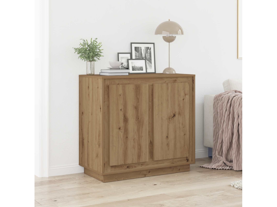 Vidaxl Buffet Carvalho Artesanal 80 X 40 X 75 Cm Derivados De Madeira