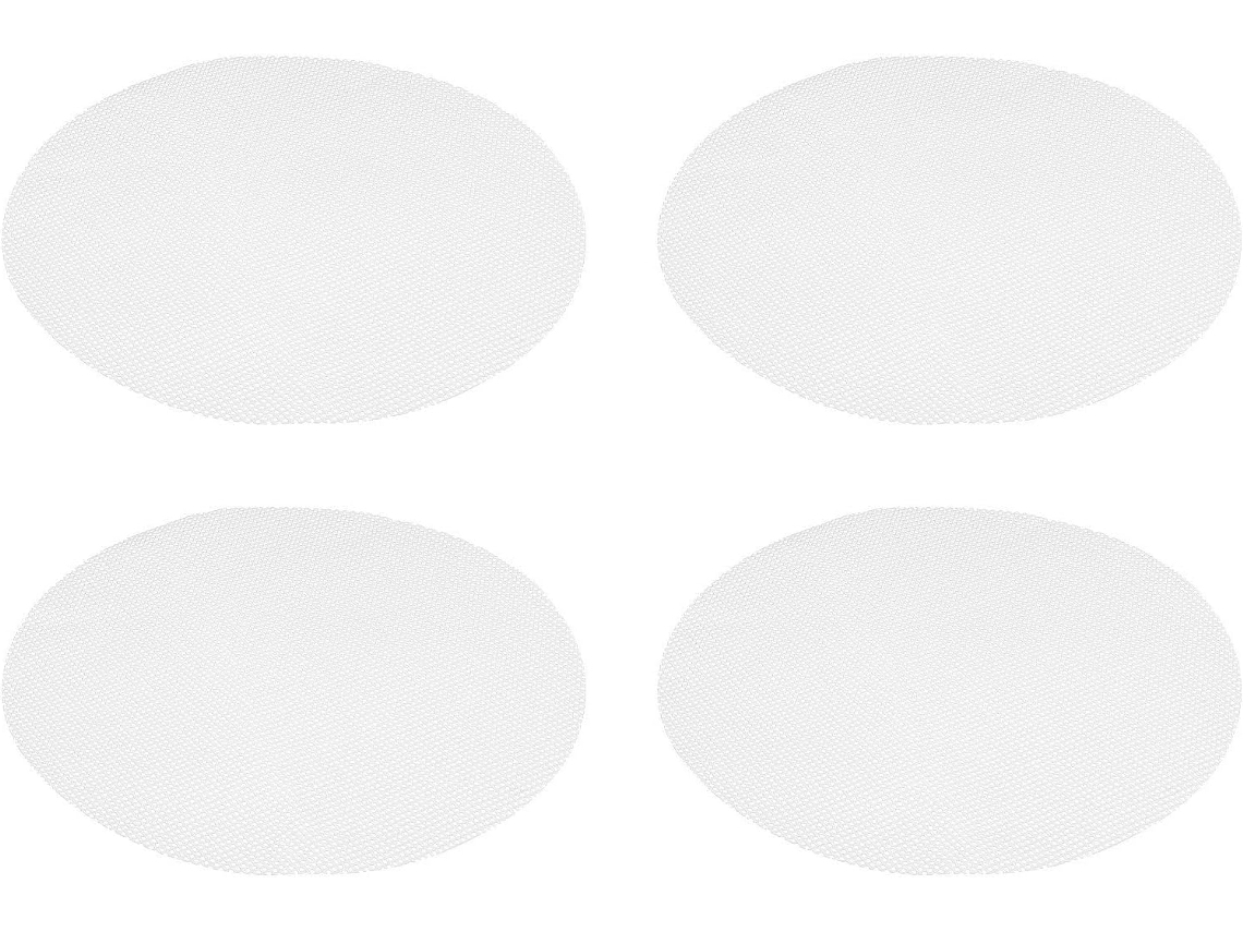 10 Peças Almofada De Silicone, Cor Branco, Antiaderente