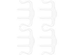 Nuobesty Clips De Livro Transparentes Em Acrílico, Conjunto De 4 Peças, Portáteis Para Receitas, Revistas E Artigos De