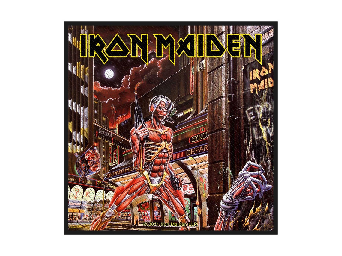 Emblema de Coser ROCK OFF Iron Maiden Somewhere Back In Time