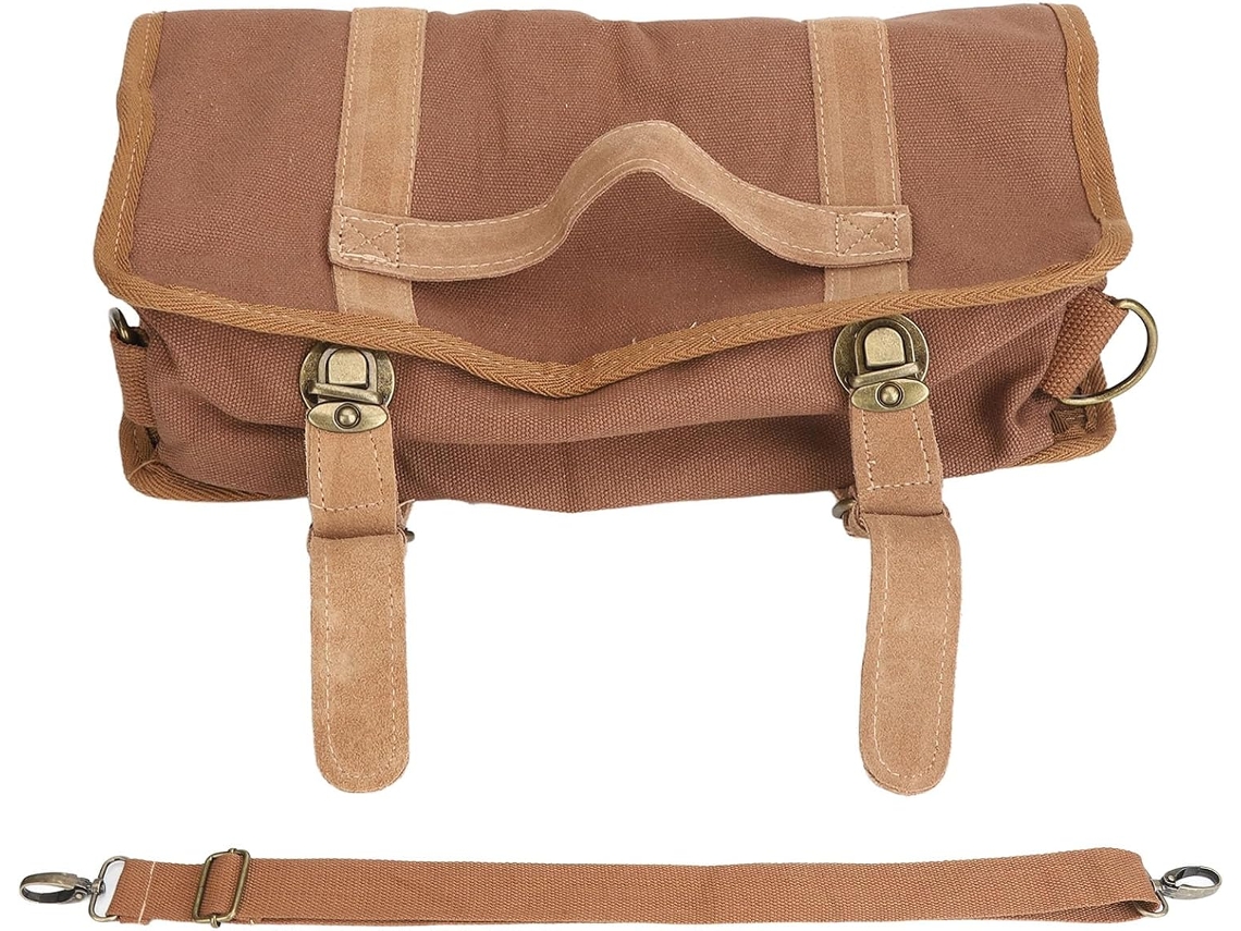 Bolsa Para Utensílios De Barman, Bolsa Portátil De Lona Grande Capacidade Com Alça Ombro Ajustável Para Festas E