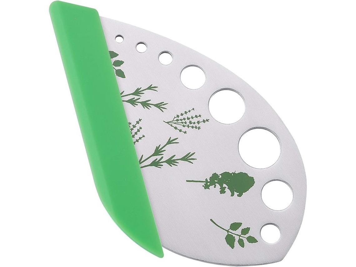 Extractor De Hierbas De Acero Inoxidable Con 9 Orificios Herramienta De Corte Para Hierbas Y Espinacas En Cocina