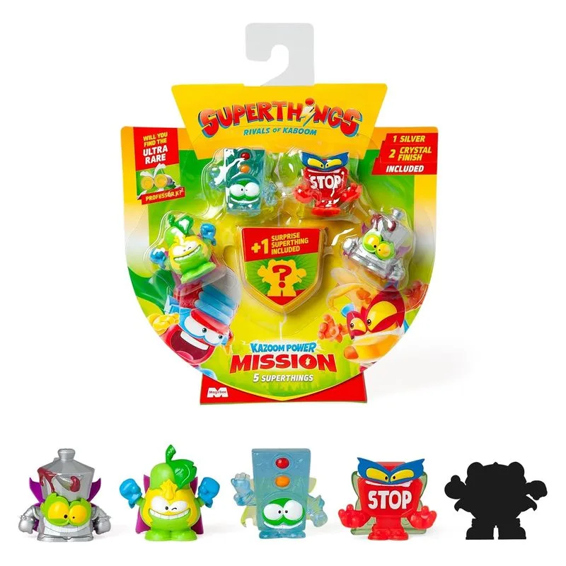 SuperThings Kazoom Power Mission Pack 5 Figuras 4-6 41017 MAGIC BOX
