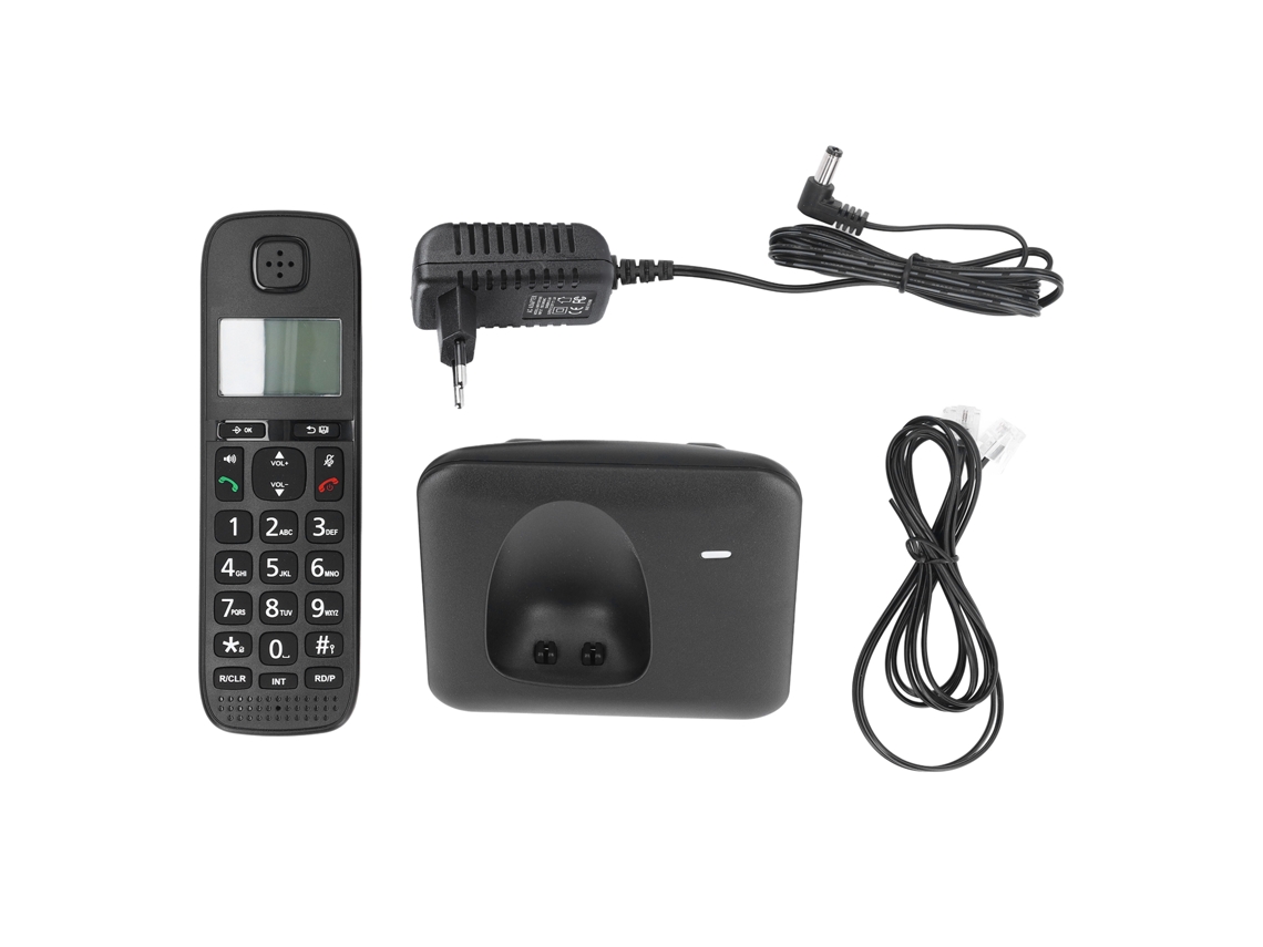 Telefone MALI sem fio com identificador de chamadas para vários dispositivos, tela LCD de 1,6 polegadas | S/BRAND