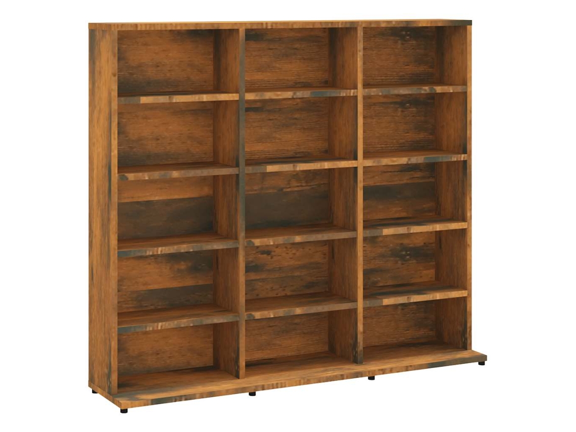 Cd Cabinet, Cd Cabinets Vidaxl Marrom Madeira Processada (100 X 23 X 89.5 Cm)