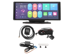 Câmera Painel 10" Gps Dvr 120° K700