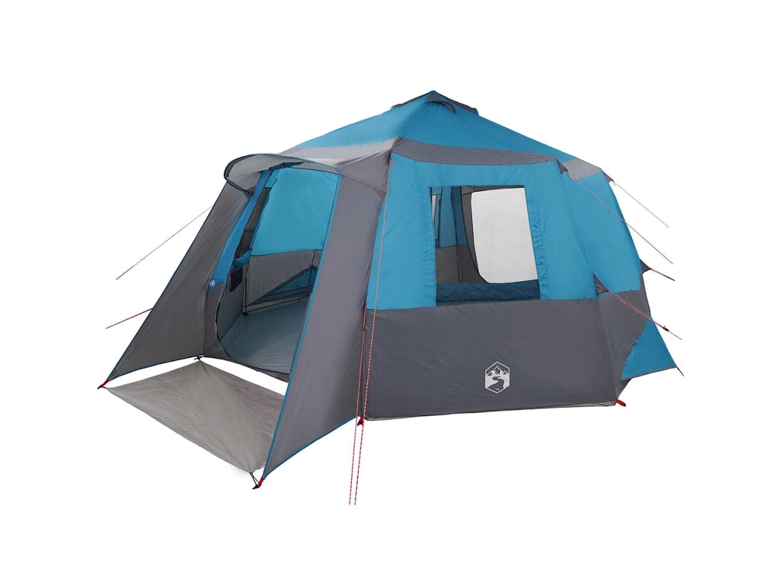 Barraca Familiar Vidaxl Azul Tafetá (500 X 500 X 294 Cm)