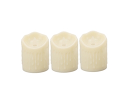 Velas de Led Realistas, Sem Chama, Alimentadas por Bateria, com Efeito de Chama Tremulante CHABERLU