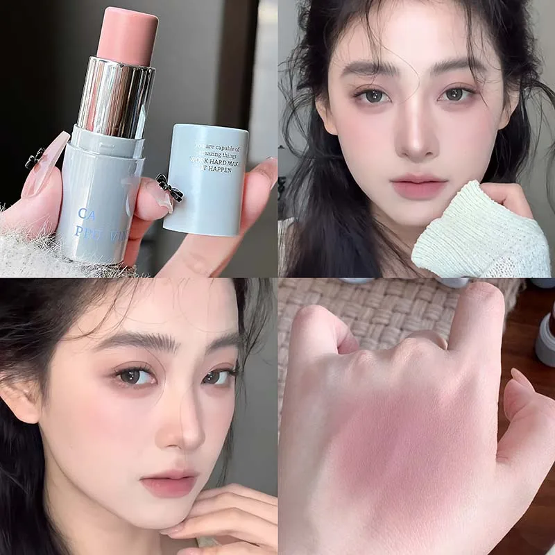 Blush Em Bastão Hidratante Com Acabamento Matte, Efeito Iluminador E De Longa Duração Ao Estilo Coreano.