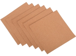Pacote com 6 Rolos de Cortiça Adesiva Espessa Stobaza, 30 Cm X 1 Mm, Verso Autoadesivo. Ideais para Painéis Pa