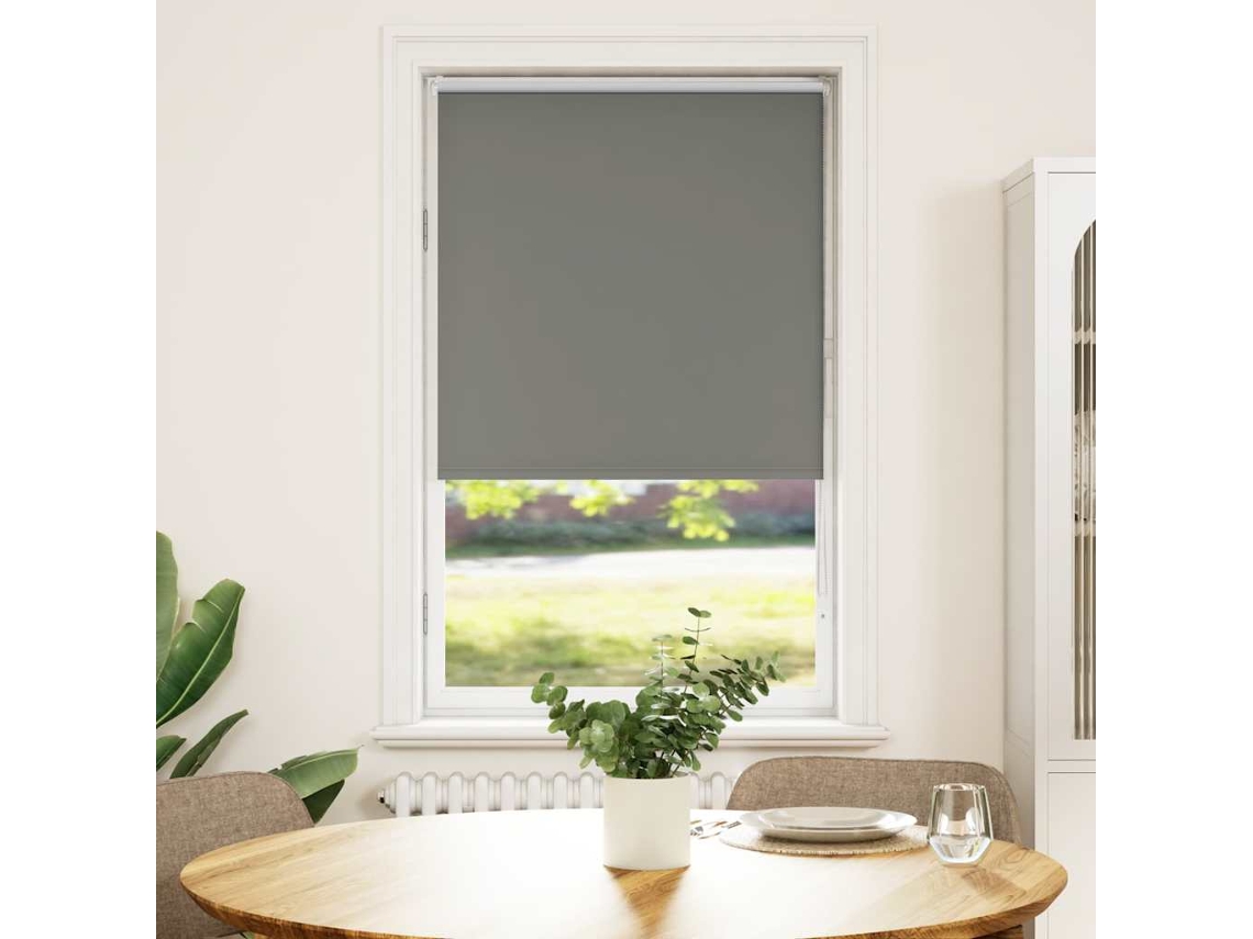 Vidaxl Persiana De Enrolar 85x130 Cm Largura Tecido 80,7 Cm Poliéster