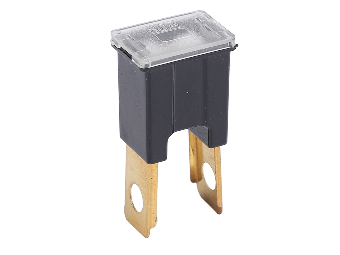 10pcs Terminal Fusível Macho Retangular 80A 32V Preto S/MARCA