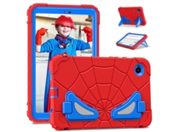 Capa para Samsung Galaxy Tab A7 Lite T220/t225 8.7 Polegadas com Suporte Resistente a Impactos DIGITALLAB Vermelho e Azul