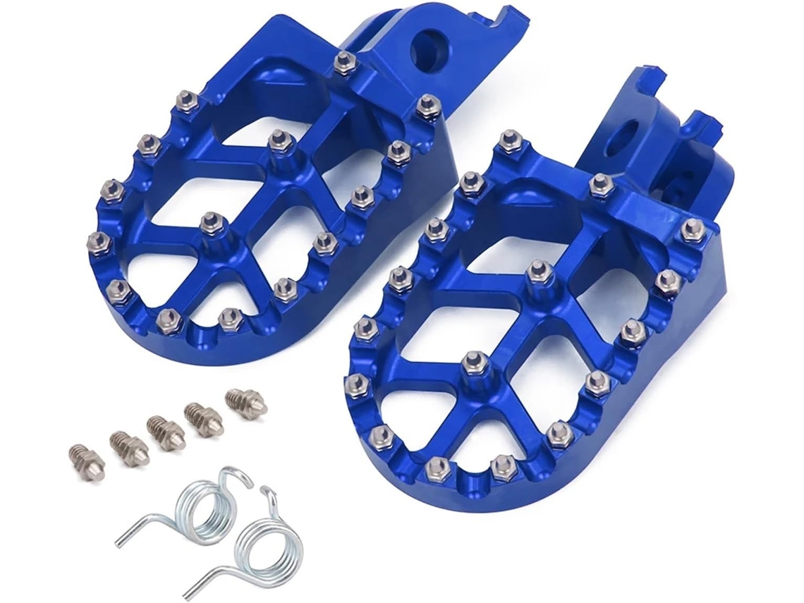 Apoios para os Pés do Piloto Compatíveis com Kawasaki Kx250 Adequado Apoio Material: Fabricado Alumínio 6061