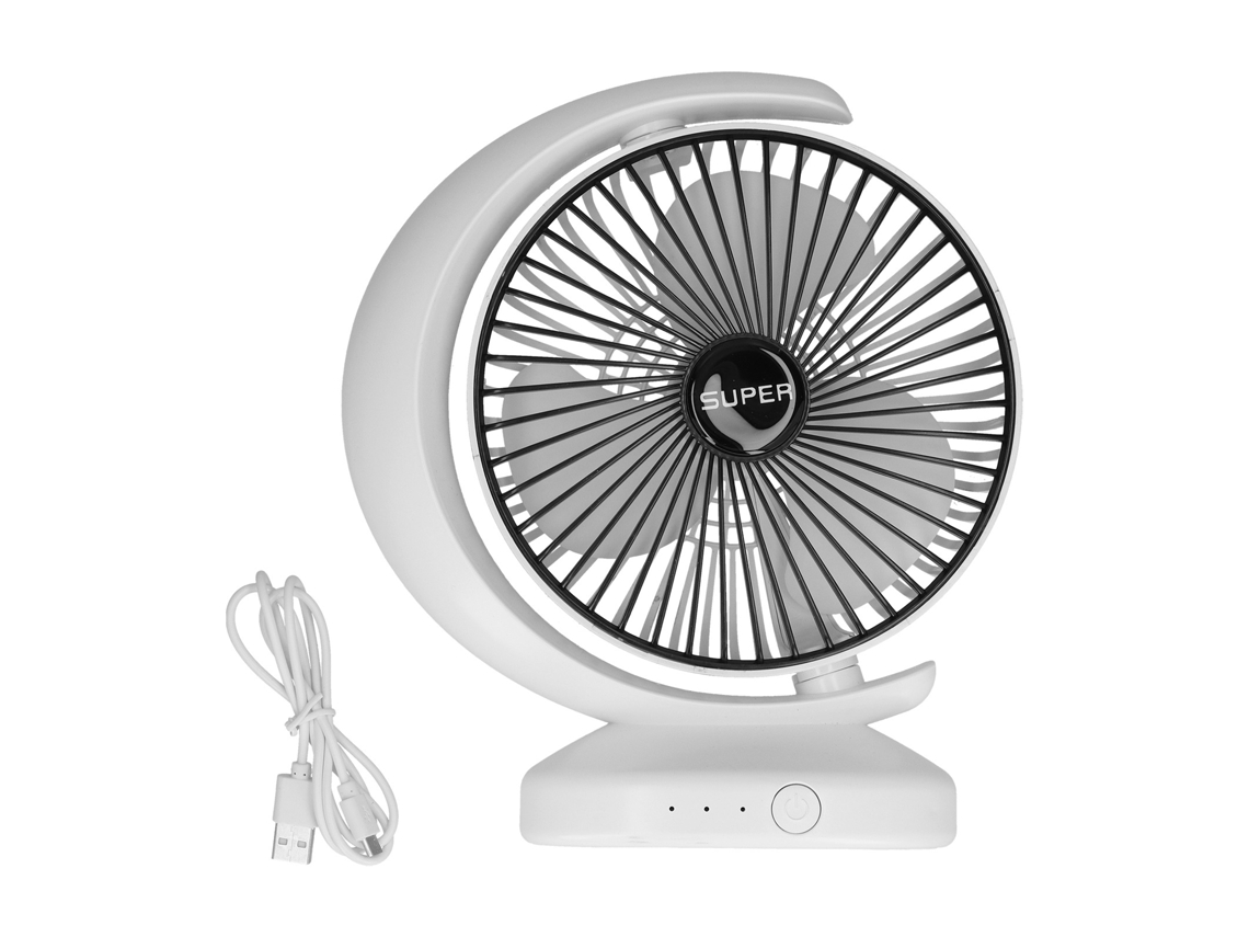 Ventilador de secretária elétrico pequeno com circulação de ar para escritório, casa ou estudante usb LAXISCREED