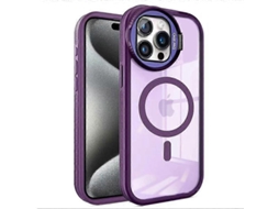 Capa Para Iphone 14 Pro Com Suporte Para Câmera E Tampa Em Tpuacrílico, Compatível Com Magsafe