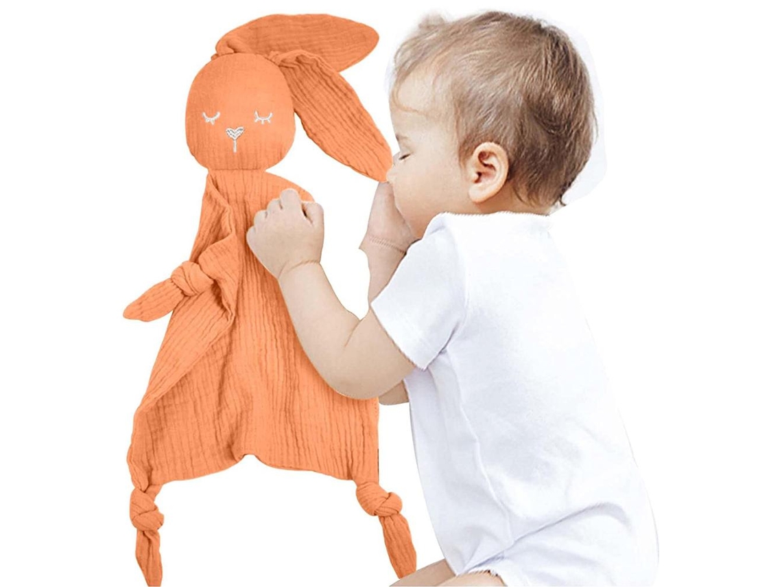 Manta De Confort Para Bebê Com Brinquedo De Pelúcia Coelho, Manta Segura Para Crianças